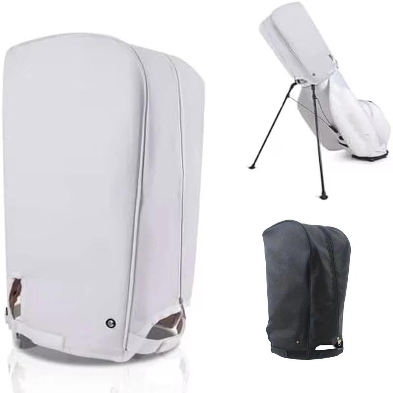 Golf Bag Stand Cart - 防塵ゴルフクラブプロテクター ポータブルレインフードカバー ゴルフスタンドバッグ キャリーカートバッグ 屋外使用に最適