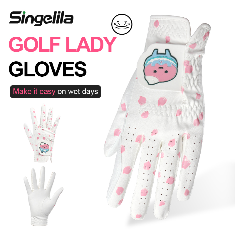 女性の耐摩耗性マイクロファイバーゴルフグローブ、韓国と日本、 - Golf Equipment Korea のレビューと価格