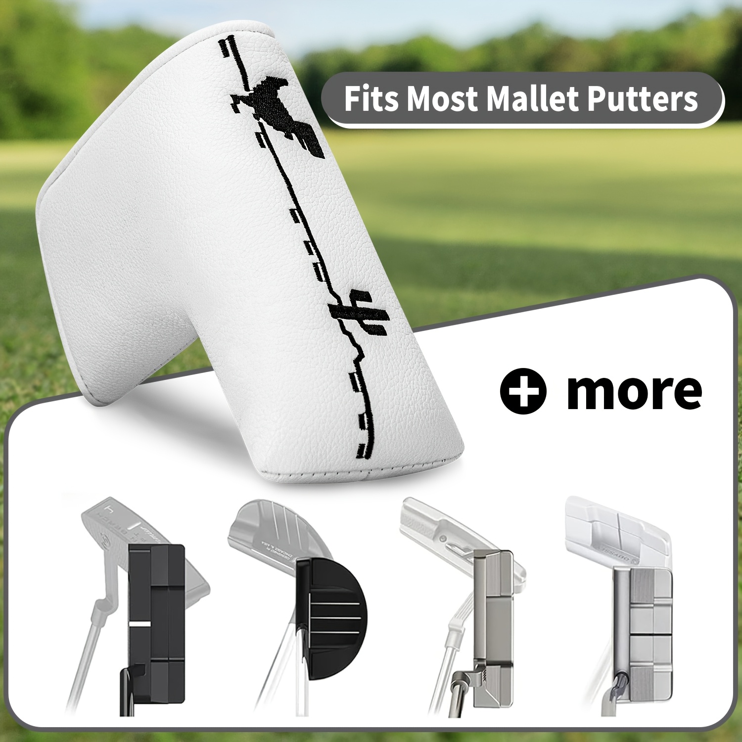 恐竜＆クロスボーンズ ゴルフ パターカバー - ブレードヘッ - Golf Equipment Organizer のレビューと価格
