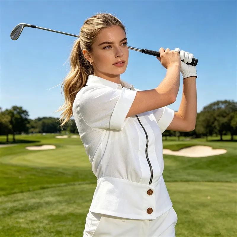 夏ゴルフウェア女性 2026 高品質ゴルフ半袖ファッション自 - Golf Equipment Korea のレビューと価格