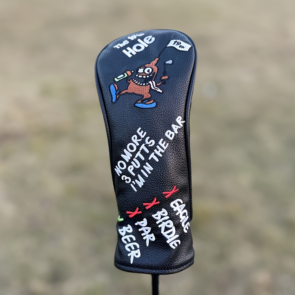 1個/4個セット 漫画風海賊柄ゴルフヘッドカバー、PU素材と - Headcover Driver のレビューと価格