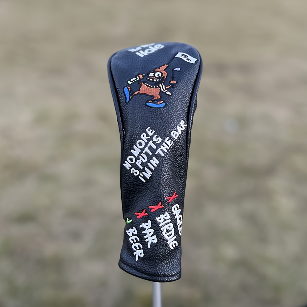 1個/4個セット 漫画風海賊柄ゴルフヘッドカバー、PU素材と - Headcover Driver のレビューと価格