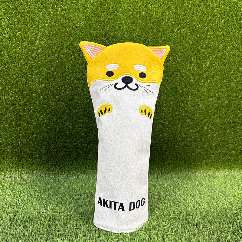 ゴルフクラブヘッドカバーセット 犬の漫画柄 ドライバー フェ - Headcover Driver のレビューと価格